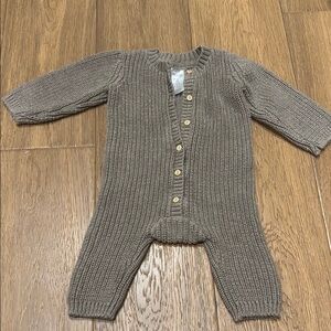 Cozy Knit Kids One Piece - Brown